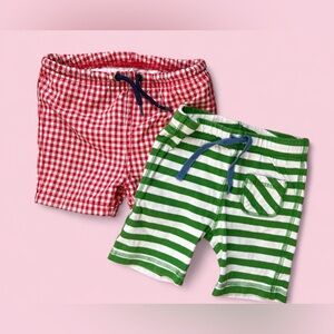 Baby Boden Pants Lot | Swim Trunks + Cotton Shorts | 6–12 Months